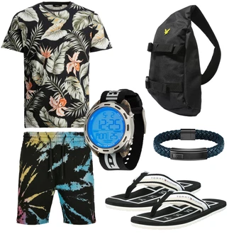 Outfit mit Schwarz Hausschuh Tommy Hilfiger "Sport Outfit"