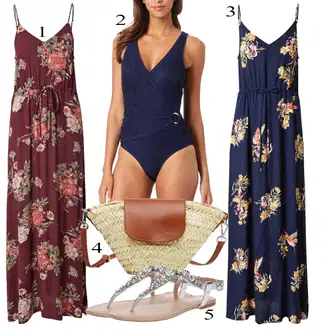 Outfity pro léto s Červená Dlouhé šaty/Šaty Móda Pro Plnoštíhlou/Košilové šaty/Šaty s výstřihem/Dlouhé Šaty/Šaty Bez Rukávů/Šaty Na Ramínko/Dlouhý svetr/Midi Kabát/Letní Kabát About You "Letní volnočasový outfit"