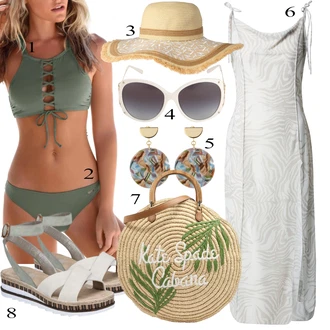 outfit mit weekday "poletna obleka"