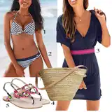 Outfity s vršky bikin s kosticí image