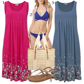 sviatočné Outfit sa Pink Haljina za Plažu/Boho Ljetna Haljina/Mulet haljina/Haljina Bez Rukava/Haljina do Potkoljenice/Dimljena Haljina/Duga Ljetna Haljina/Maksi Haljina BEACH TIME "Ljetni outfiti"Look: Romantičan, Boja, sviatočné, Mom, Preodjeven, Elegantan, Hippie, Ekstravagantno