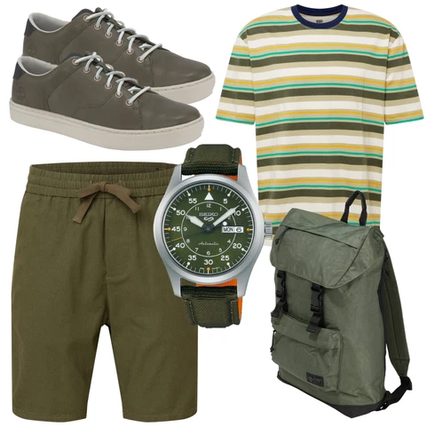 Beige/Gelb/Blau/Mischfarben/Grün Ringelshirt levi's ® kombinieren