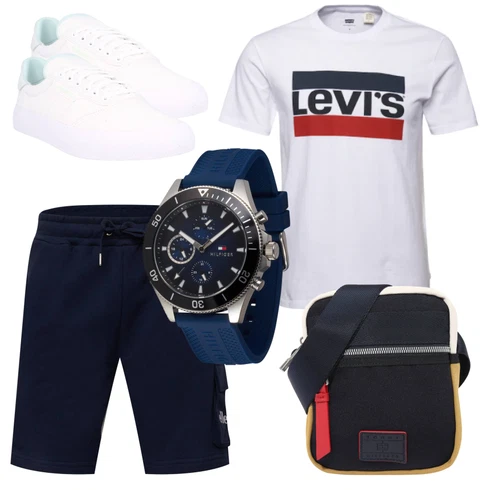 Lang Weiß/Schwarz/Rot/Dunkelblau Umstands T-Shirt/Print Shirt/Kurzarm T-Shirt/T-Shirt Training/Ausgefallenes T-Shirt/T-Shirt Mit Print/Funktions T-Shirt levi's ® kombinieren