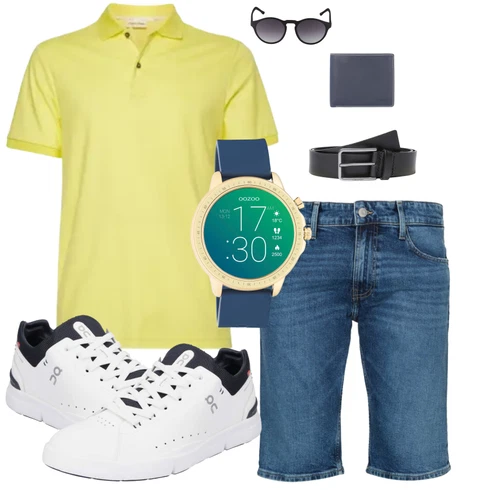 Grau Portemonnaie Picard kombinieren mit T-Shirt Poloshirt Calvin Klein