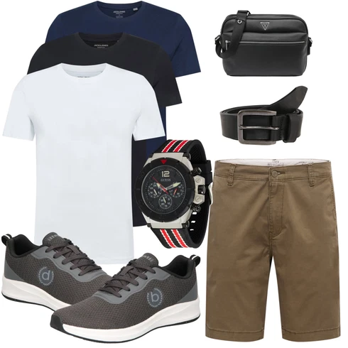 Blau/Weiß/Dunkelblau Funktions T-Shirt/Kurzarm T-Shirt/Laufschuhe für Männer/Shirt-Set/Shirt/Sport-T-Shirt/Ausgefallenes T-shirt/Top Klassische Länge Jack & Jones kombinieren