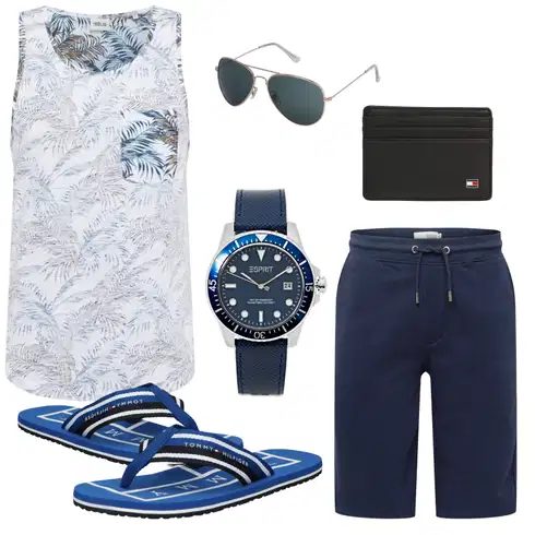 Blau Uhr ESPRIT kombinieren
