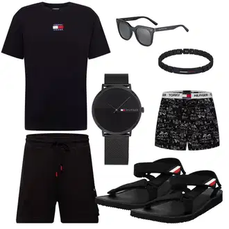 Outfit mit Schwarz Unterhose Tommy Hilfiger Underwear "Summer Outfit"