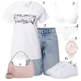 Nadrozměrné kraťasy outfity image