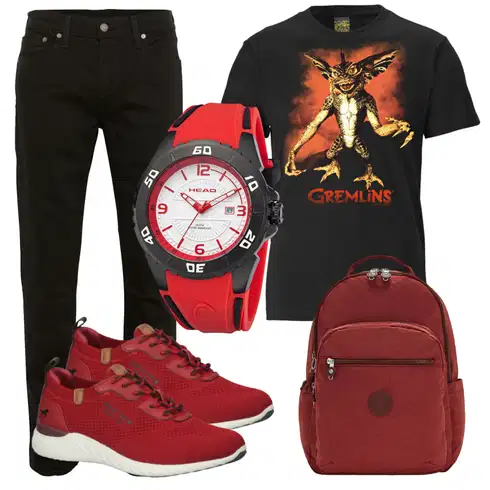 Schwarz/Dunkelbraun/Khaki/Braun/Dunkelrot/Dunkelgrün/Bordeaux Hose Große Größe/Cordhose/Twill Hose/Skinny Hose/Samthose/Cord Legging/Slim Hose/Hose mit Schlitz/Jeggings levi's ® kombinieren mit Rot Rucksack Kipling