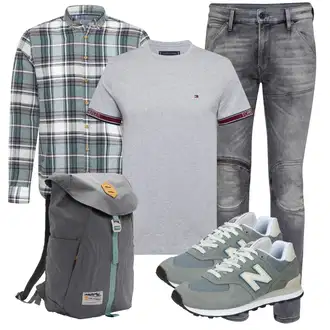 Normale Länge Outfit mit Top Tommy Hilfiger "Alltagsoutfit"