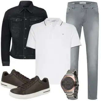 Outfit mit Jeansjacke G-Star Raw "Alltagsoutfit"