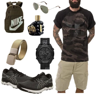 Sommer Outfits Wandern mit Grün Unkategorisiert Miobo "Auffälliger Sommer Look"Look: Arbeits, Trekking, Angeln, Wandern