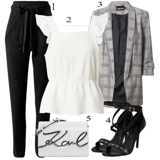 Dlouhé / Maxi Outfit s Černá Slim Fit Džíny/Dlouhé Šaty/Kalhotky/Dlouhý Zimní Kabát/Dlouhá Halenka/Dlouhý Svetr/Dlouhá tylová sukně/Dlouhé Kardigany JdY "Obchodní Outfit"