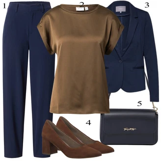 Kombinacije za posao sa Crna Hlače za Trening/Trenirka NÜMPH "Biznis outfiti"