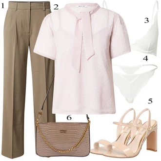 Zvířecí potisk Outfit s Zelená/Hnědá Taška/Doplňek Guess "Letní Outfit"