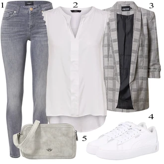 Dlouhé / Maxi Outfit s Dlouhý Zimní Kabát/Dlouhé Šaty/Dlouhá tylová sukně/Taška/Doplňek Fritzi aus Preußen "Podzimní Outfit"