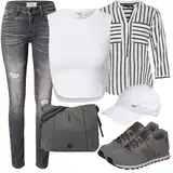 Krátké Kožené Topy Outfity image