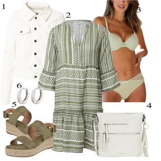 outfit mit Obleka velike velikosti About You "Poletna oblačila"