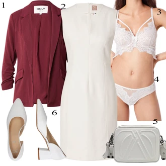 Outfit sa Pink/Bež/Bijela Trokutasti Grudnjak/Balkonet Grudnjak/Komplet donjeg rublja od čipke/Prozirni grudnjak i poprsje/Kožne jakne za muškarce/Mekani grudnjak/Komplet gaćica za grudnjak/Čipkasti grundjac/Komplet Gaćica sa Žičanim Grudnjakom/Grudnjak sa žicom/Bralette Grudnjak HUNKEMÖLLER "Biznis outfiti"