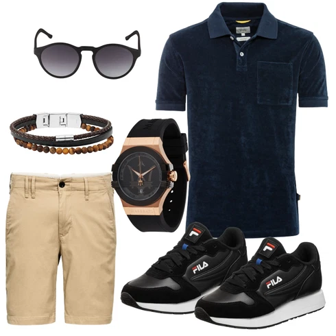 Grau Sonnenbrille Komono kombinieren mit Hemd G-Star Raw