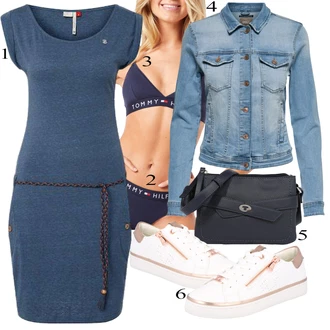 Outfit s Černá Kalhotka Klasické Kalhotky Tommy Hilfiger Underwear "Ležérní Outfits"