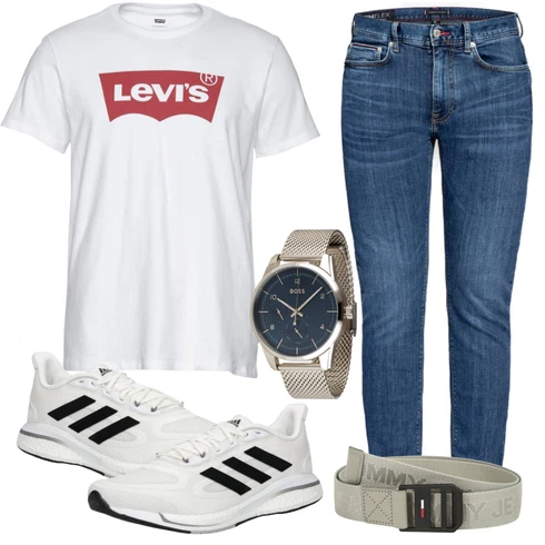 Kariert Blau/Dunkelblau/Hellblau Hose Große Größe/Slim Fit Jeans/Leder Schuhe/Low Rise Jean/Lederjacke/Sportschuhe/Regular-Fit Jeans/Push up Jeans/Knöchelstiefel/Winterjacke/Tapered-Jeans/Low Waist Jean/Damen 7/8-Länge Jeans/Schlupfjeans Tommy Hilfiger kombinieren