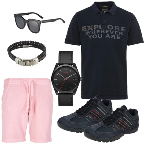 Grau/Schwarz/Dunkelgrau Sonnenbrille Kapten & Son kombinieren