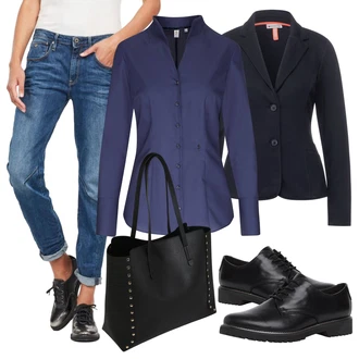 Italský Maxi Outfit s Modrá/Světle modrá Zužující se Džíny/Pánské tričko/Termální Džíny/Zimní bunda/Džín s Nízkým Pasem/Boyfriend Džínové kalhoty/Slim Fit Džíny/Motorkářské Džíny/Kožená bunda/Sweat Džíny/Džíny s Nízkým Sedem/Kožené Boty G-Star Raw "Ležérní Outfits"Look: Styl, Ležérní, Cool, Italský, Moderní, Krásný, Chytrý příležitostný