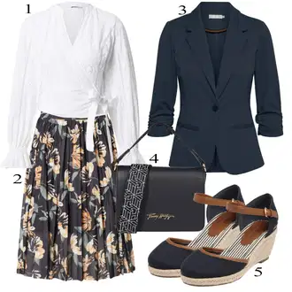 Outfit s Bílá Dlouhá tylová Sukně/Dlouhý Zimní Kabát/Zvonová Kalhoty/Dlouhé Kardigany/Tunika/Košile Guess "Ležérní Outfits"