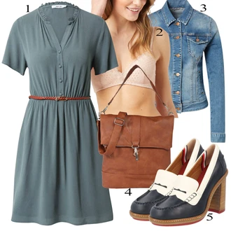 outfit mit Roza/Bež/Modra Moški čevlji velikosti 11 etam "Priložnostna oblačila"