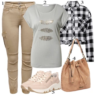 outfit mit Siva Urban Classics "poletna oblačila"