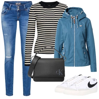 Outfit s Růžová Zkrácené Džíny/Kotníková Bota/Kožené bundy/Sweat Džíny/Džíny s Dírou/Dámské Džíny s Délkou 7/8/Navlékací džíny/Boyfriend Džínové kalhoty/Kožená bunda/Zimní bunda/Formální Košile/Džíny s Nízkým Sedem LTB "Ležérní Outfits"