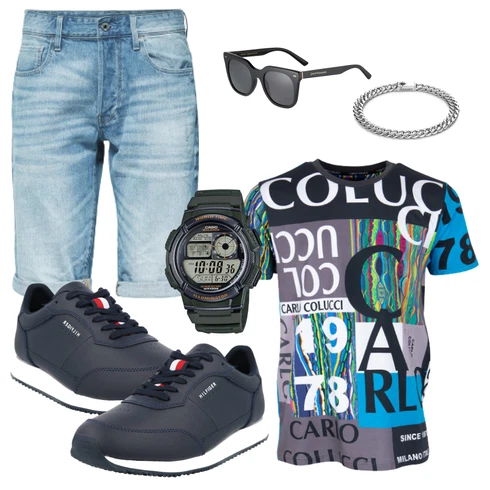 Grau/Schwarz/Dunkelgrau Sonnenbrille Kapten & Son kombinieren