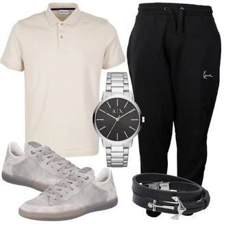 Outfit mit Grau Sneaker Lloyd "Freizeit Outfit"