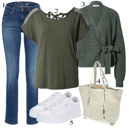 Svetlo modra Hlače kombinirajte z Temno modra/Modra/Svetlo modra Bootcut Hlače/Boyfriend Hlače/Jeans Pajkice/Jeggings/Motoristične Hlače/Hlače z Razporkom/Hlače z luknjami/Skinny Hlače/Slim Hlače/Ravne Hlače Tom Tailor, About You, Siva guido maria kretschmer women, Puma