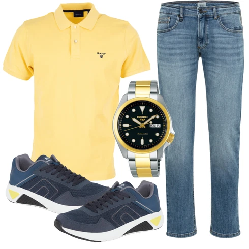 Orange Poloshirt GANT kombinieren
