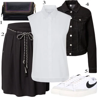 Kratka/mini Outfit sa Crna Nekategorizirano Ragwear "Ljetni outfiti"