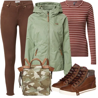 Outfity na festival s Šedá Móda Pro Plnoštíhlou Kabát Ragwear "Podzimní Outfit pro každodenní nošení"