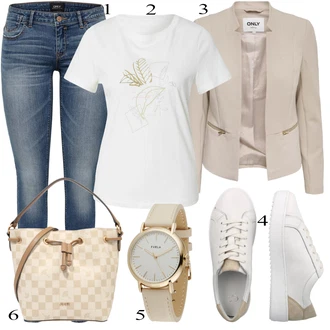 outfit mit Bela Superga GERRY WEBER "Padajoča oblačila"