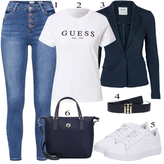 outfit "Padajoča oblačila"