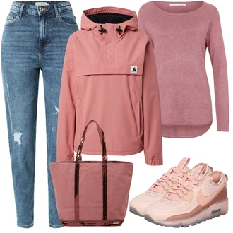 Outfit s Hnědá Shopper Taška/Doplňek Vanessa Bruno "Podzimní Vzhled"