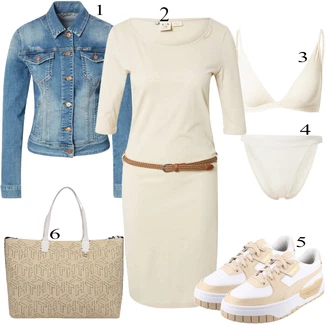 outfit mit Roza/Bež/Modra/Siva Superga Puma "Padajoča oblačila"