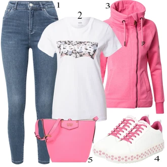 Outfit sa Siva Dodatak/Tenisica MICHAEL Michael Kors "Jesenski Outfit"