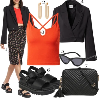Outfit sa Crna Nekategorizirano/sandala s platformom/Rimska sandala/Sandala s vratilom/cipela s remenom/Sandala Udobna/Ribarska sandala/Sandala na čičak Dr. Martens "Ljetni outfiti"