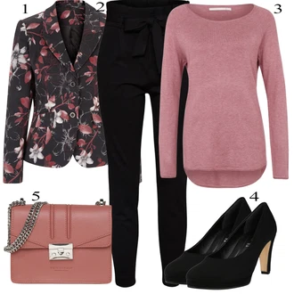 outfit mit Črna Women's Boleros and Ponchos Heine "Padajoča oblačila"