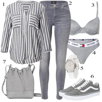 Outfit sa Siva Tenisica Vans "Ljetni outfiti"