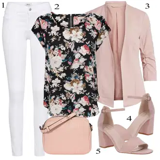 Outfit sa Pink/Bež/Plava Torba Za Preko Ramena Calvin Klein Jeans "Ljetni outfiti"