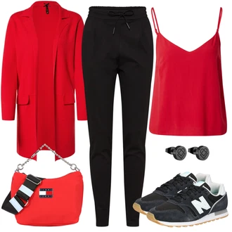 Outfit s Dlouhý Zimní Kabát/Dlouhé Šaty/Dlouhá tylová sukně/Doplňek/Taška Tommy Jeans "Outfit v podzimních barvách"