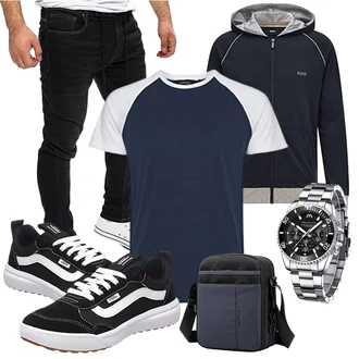 Outfit mit Schwarz/Grau Unkategorisiert Vans "Outfits für jeden Tag"
