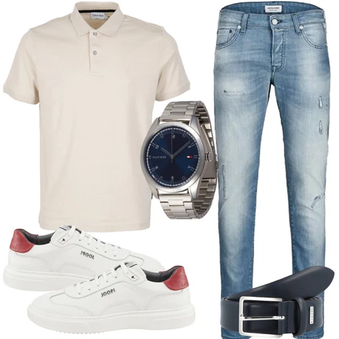 Blau/Silber/Dunkelblau/Grau ArmbandUhr/Uhrwerkzeug/Smartwatch/KettenUhr Tommy Hilfiger kombinieren